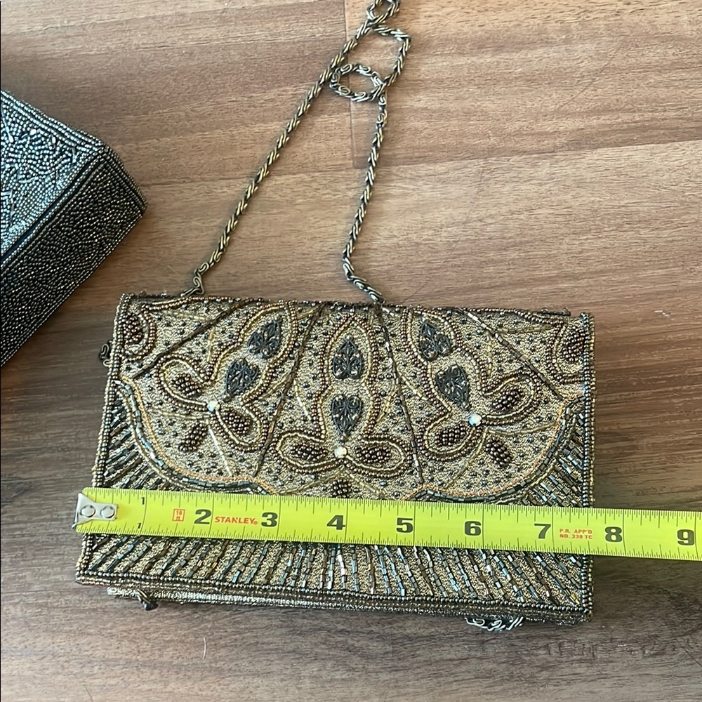 Elegant Gold and Silver Clutch Set - Picture 2 of 7
